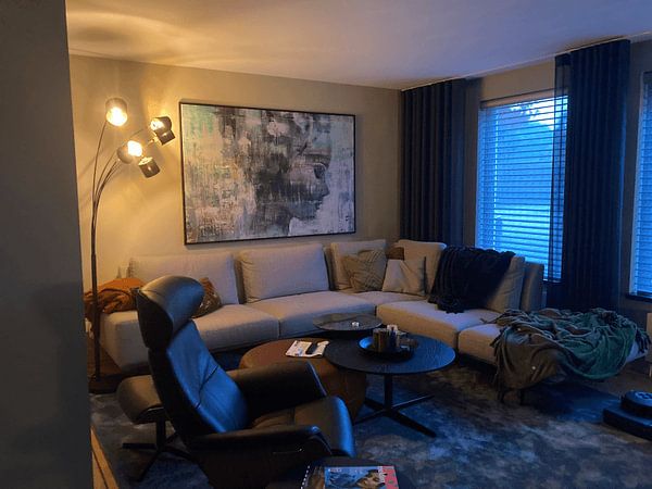 Klantfoto: Angie green van Atelier Paint-Ing, op canvas