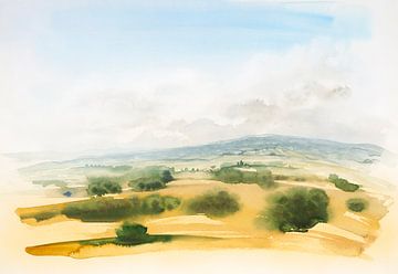 La campagne toscane sur Achim Prill