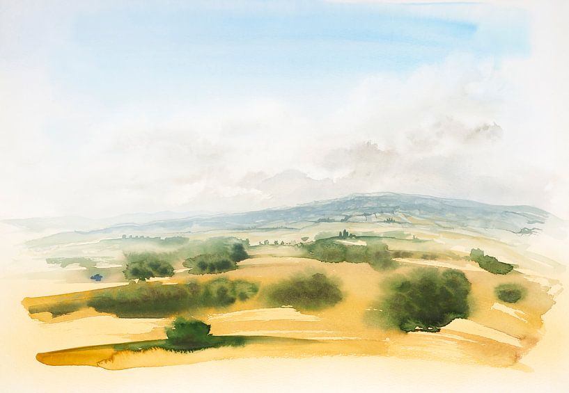 Toscaans platteland van Achim Prill