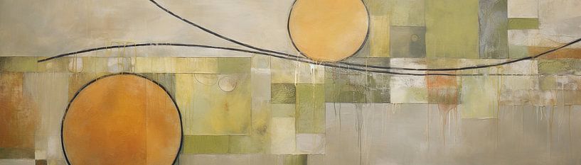 Orange Encounter by Abstract Painting