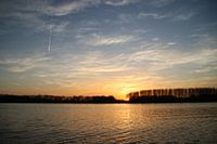 Zonsondergang boven de Rottemeren