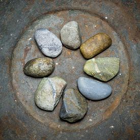 Un cercle de cailloux. sur Danny den Breejen