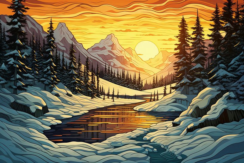 Winter Nature by Ariadna de Raadt-Goldberg