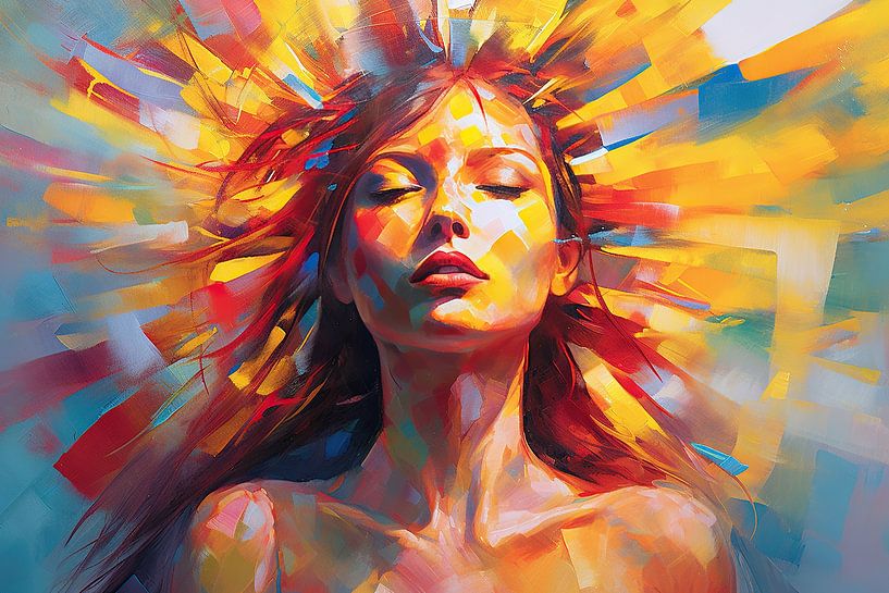 Illuminer la conscience | Peinture de pleine conscience par La collection ARTEO