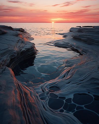 On the road by the sea