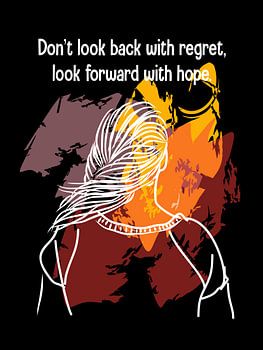 Hopeful Forward Look Illustration