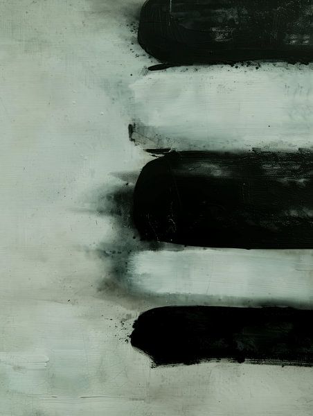 Minimalisme vert, moderne et abstrait par Japandi Art Studio