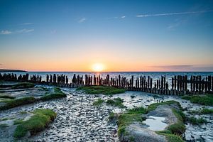Moddergat, Sonnenuntergang