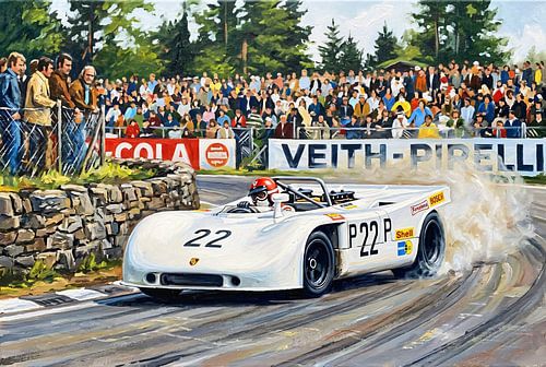 Vic Elford op weg naar de overwinning