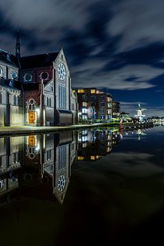 Reflected church by Manon van Alff