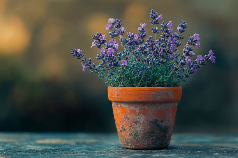 Lavendel Pflanze von Poster Art Shop