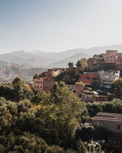 Moroccan village in the mountains