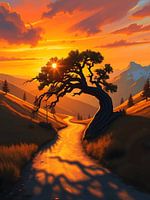 The River and the Lonely Tree