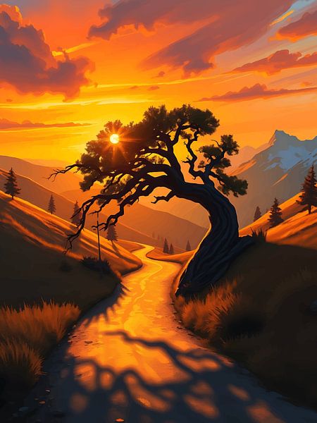 The River and the Lonely Tree by Ini Rendybovi