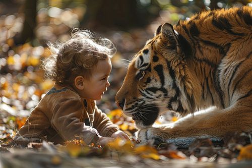 vriendschap tussen mens en dier