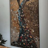 Photo de nos clients: Femme Mosaïque d'or par Caprices d'Art, sur ArtFrame