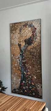 Customer photo: Woman Golden Mosaic by Art Whims