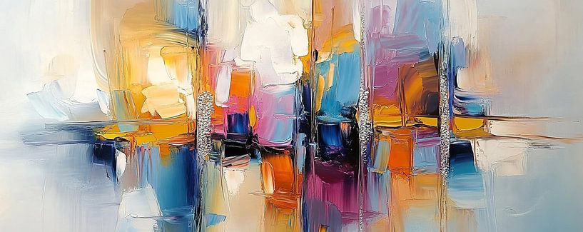 Abstract Colourful | Cascading Colour Symphony by Wonderful Art
