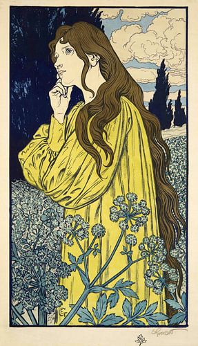 Miditatie, Eugene Grasset, 1897