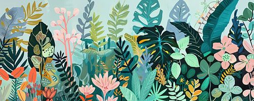 Landschaftliche Collage