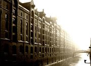 Speicherstadt am frühen Morgen von Norbert Sülzner Miniaturansicht