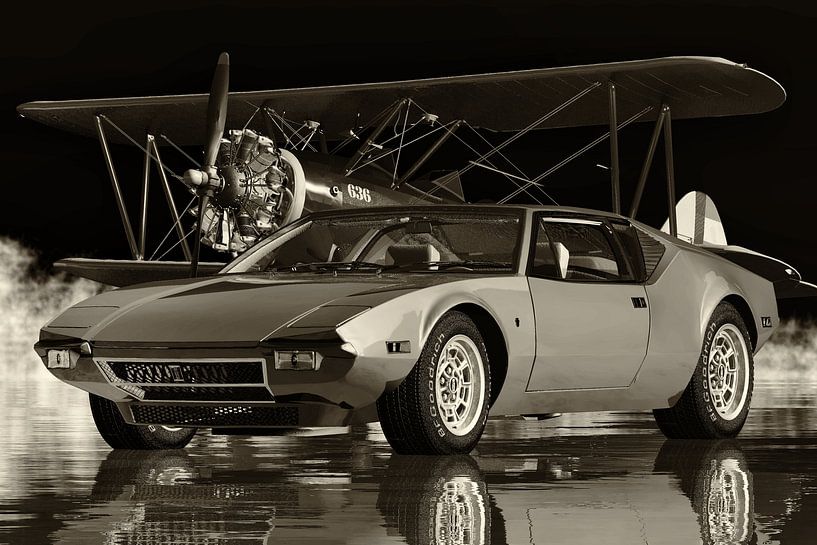 De Tomaso Pantera von 1971 - ein echter Sportwagen von Jan Keteleer