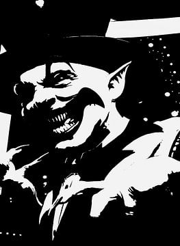 Joker zwart-wit van Nurcholis Majid