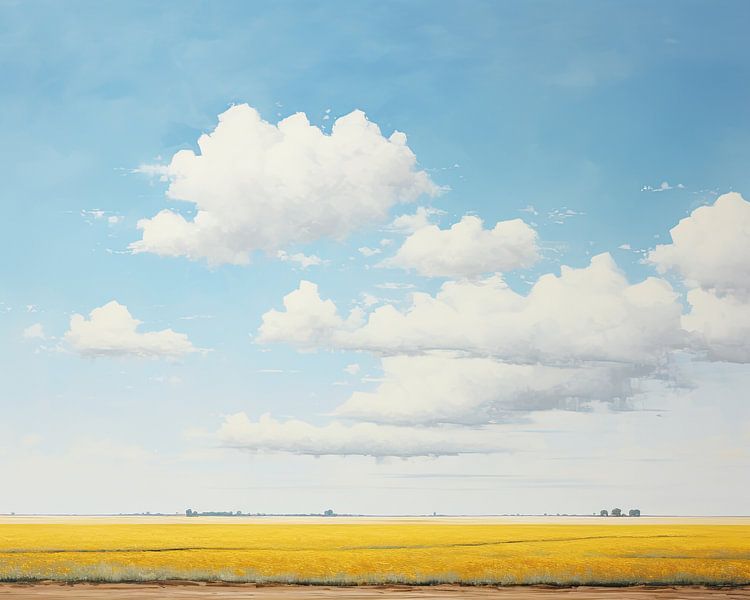 Dutch landscape by Eye catching paintings