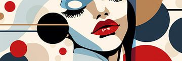 Pop Art Portret van Poster Art Shop