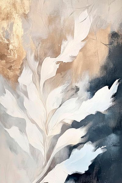 Blätter im Nebel von Poster Art Shop