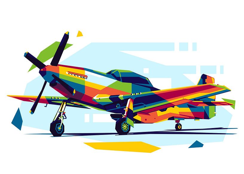 P-51 Mustang in WPAP van Lintang Wicaksono