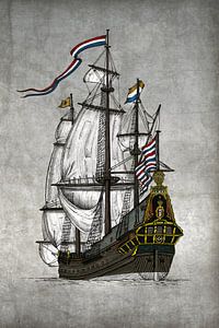 VOC Schip De Batavia van Willem Heemskerk