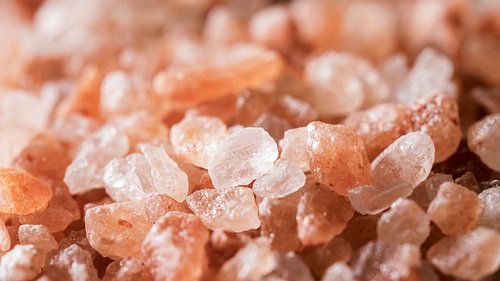 Close-Up van zout kristallen