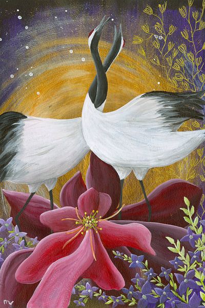 L'amour des grues par Art Studio Marjo Vliek