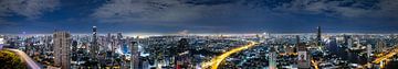 Panorama von Bangkok von Jordy Blokland