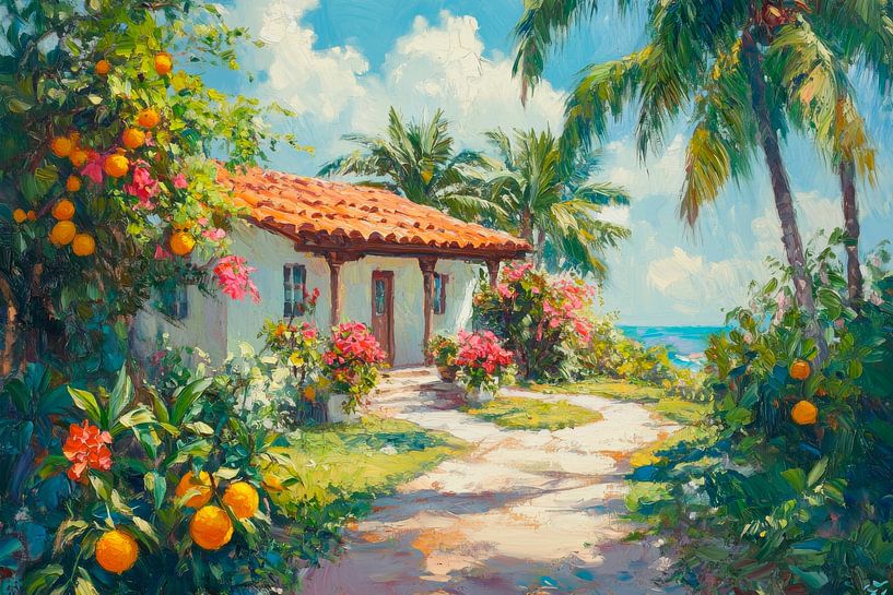 Tropisches Paradies von Poster Art Shop