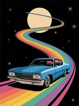 Retro Car Fantasy by Vicky Hanggara