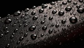 Regendruppels met patroon