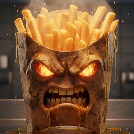Der Zorn der geschmolzenen Pommes von Paijo Sukirman