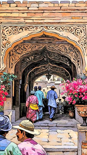 Indien, Motiv 14 von zam art