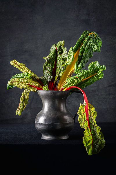 Rainbow Chard Vegetable Bouquet I Food photography by Lizzy Komen
