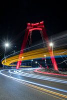 Car trails: A cityscape in Rotterdam