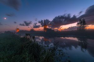 Misty Windmills van AdV Photography