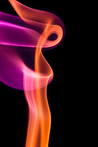 Beautiful Smoke on a black backdrop.