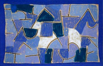 Blue night (1937) painting by Paul Klee van Studio POPPY