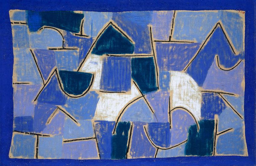 Nuit bleue (1937) peinture de Paul Klee par Studio POPPY