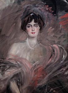 Giovanni Boldini - Porträt von Mademoiselle Emilienne Le Roy (1912)