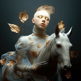 Pferdemädchen von Ton Kuijpers