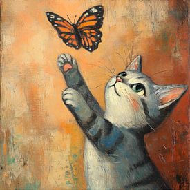 Catch the butterfly by Jutta Maria Pusl