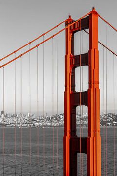 SAN FRANCISCO Golden Gate Bridge | colorkey von Melanie Viola